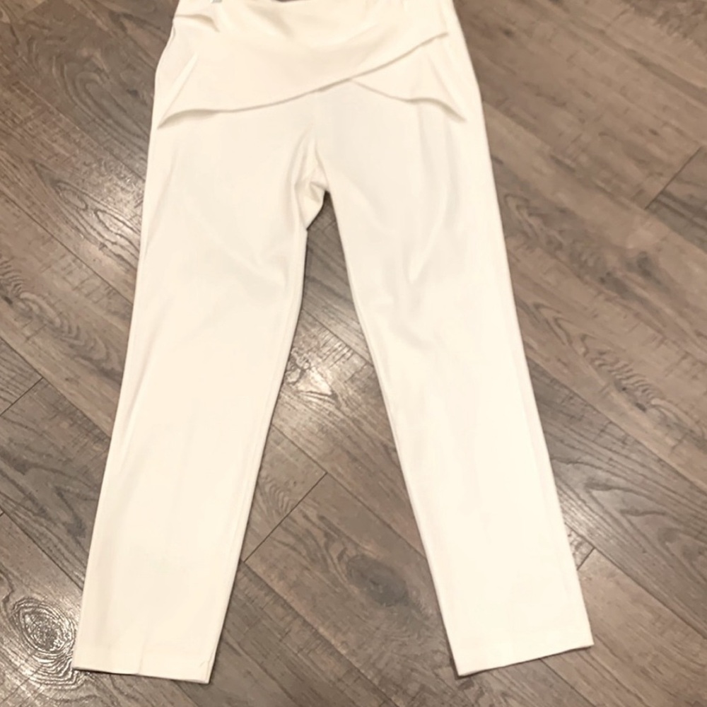 ECO Italian Skinny Ankle Pant Fashion Pant Winter White